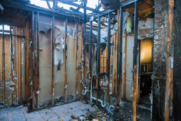 Professional Emergency Fire Damage Restoration technician working in Annandale, VA